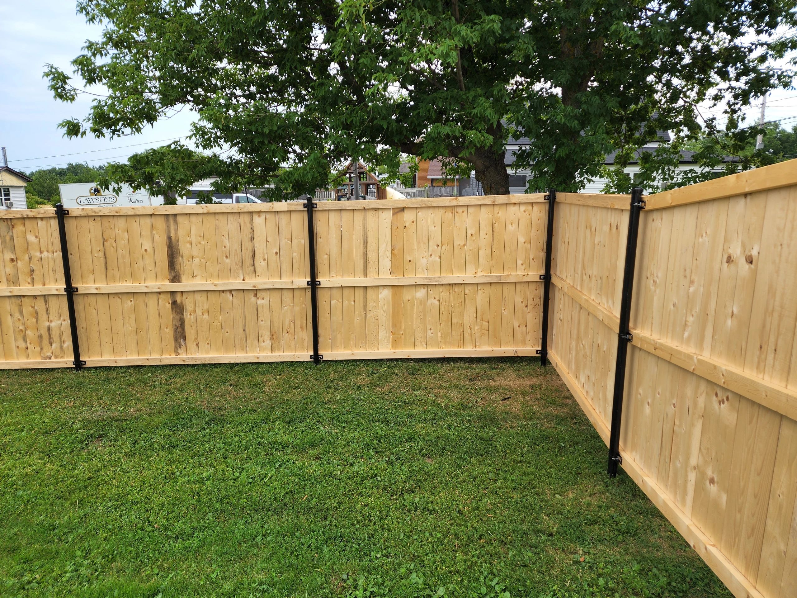Backyard deck