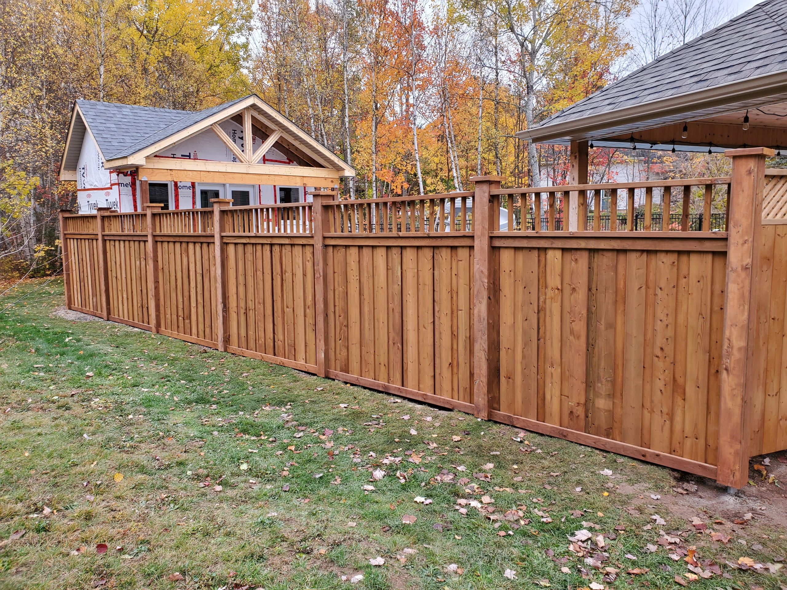 Fence installation