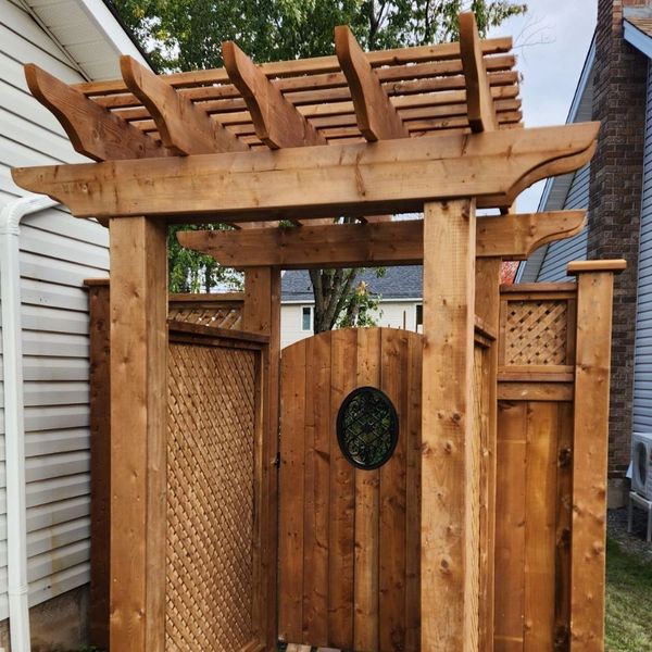 Fence and pergola project